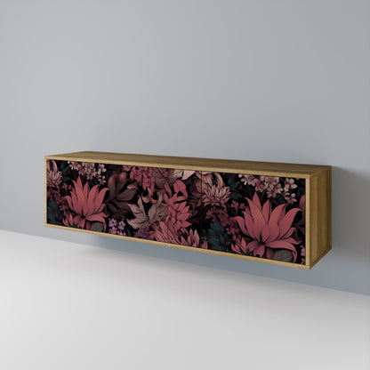 FLORAL WHISPER Třídveřový TV stolek