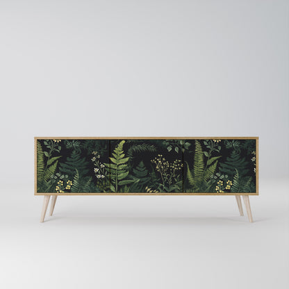 FERN FLOWERS Třídveřový TV stolek