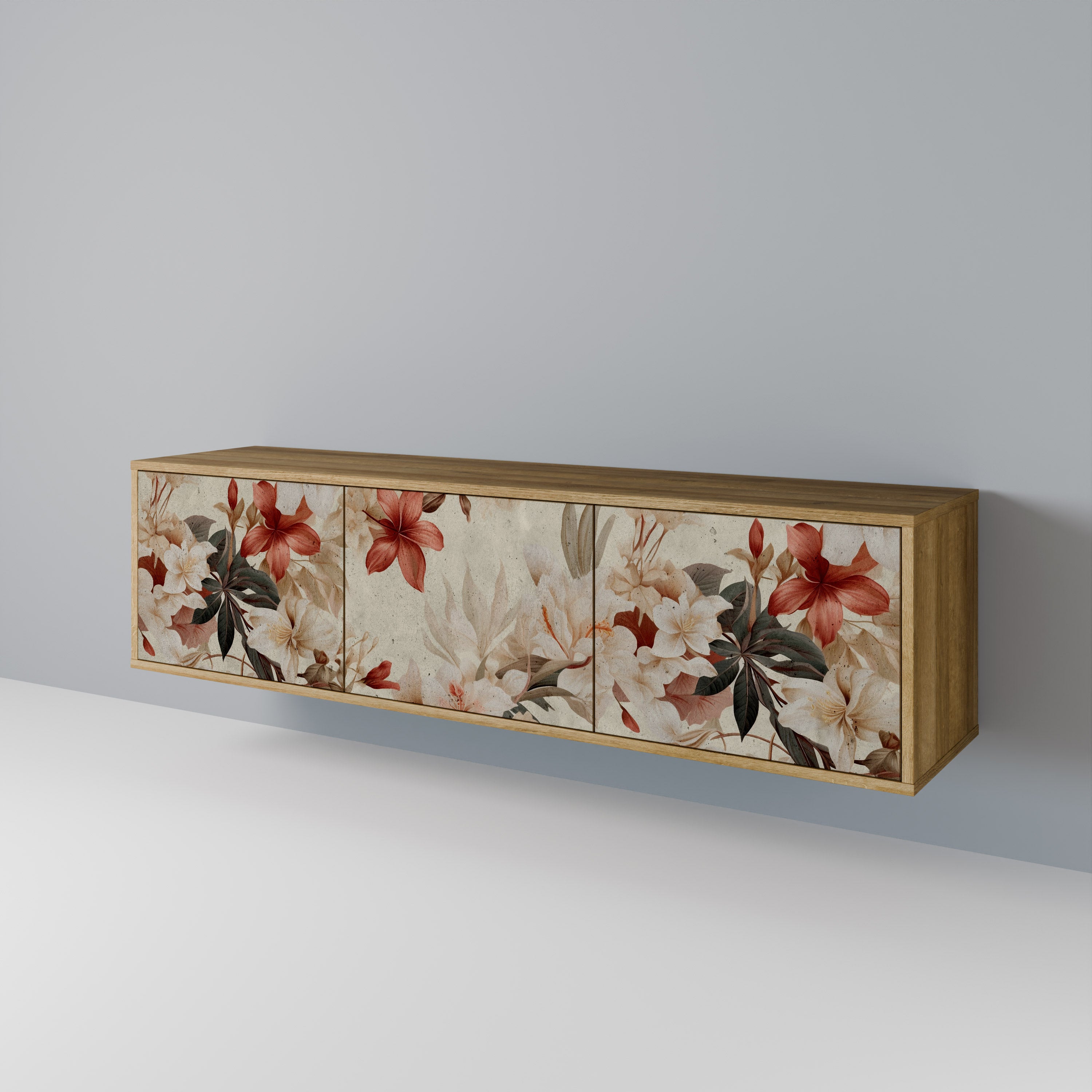 PETAL HARMONY Třídveřový TV stolek