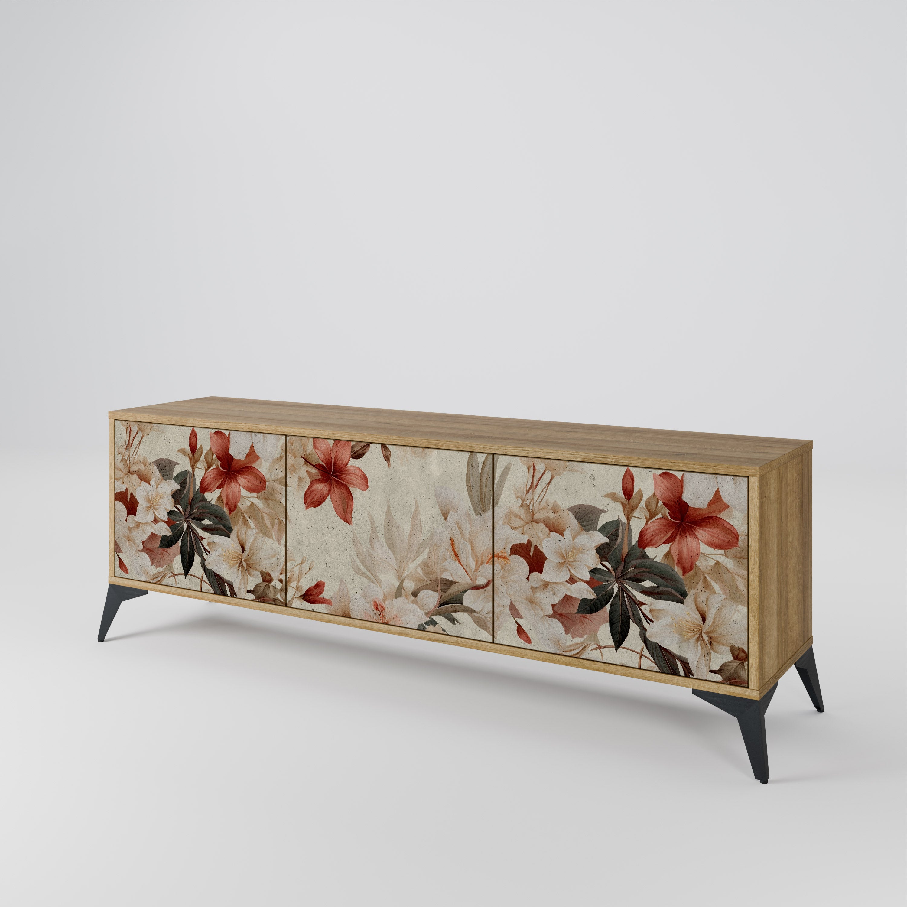 PETAL HARMONY Třídveřový TV stolek