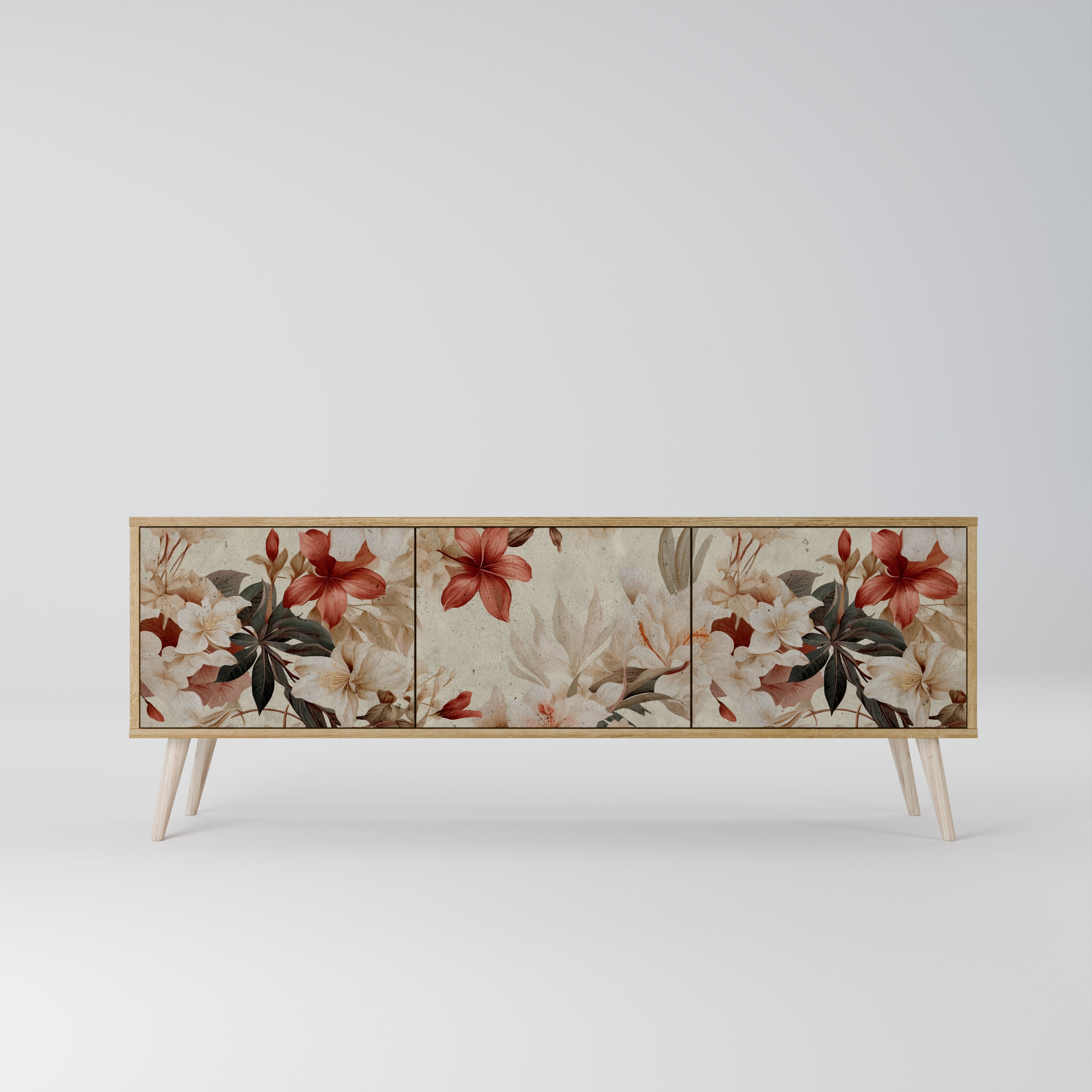 PETAL HARMONY Třídveřový TV stolek