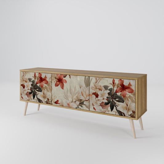 PETAL HARMONY Třídveřový TV stolek