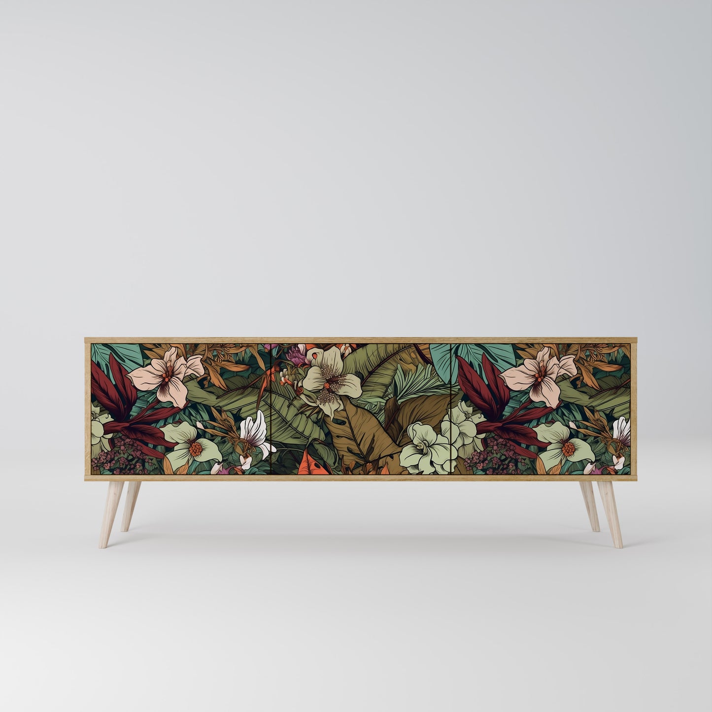 BOTANICAL EMERGENCE Třídveřový TV stolek