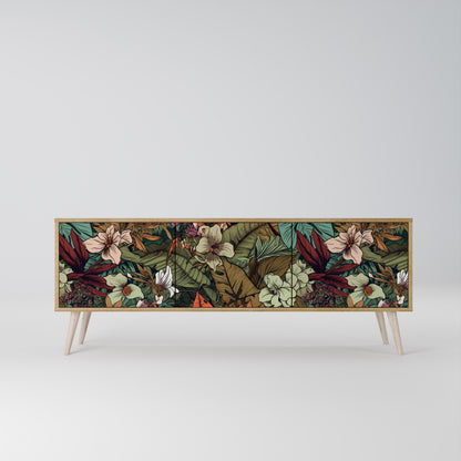 BOTANICAL EMERGENCE Třídveřový TV stolek