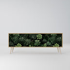 SUCCULENT JUNGLE Třídveřový TV stolek