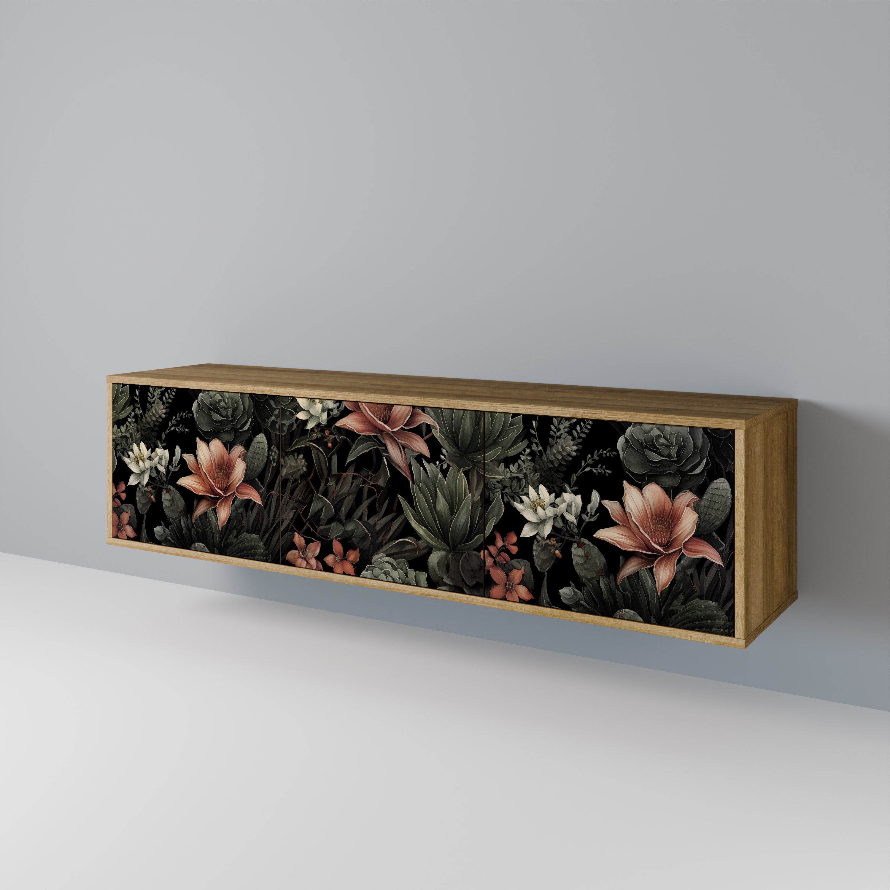 SECRET VERDURE Třídveřový TV stolek