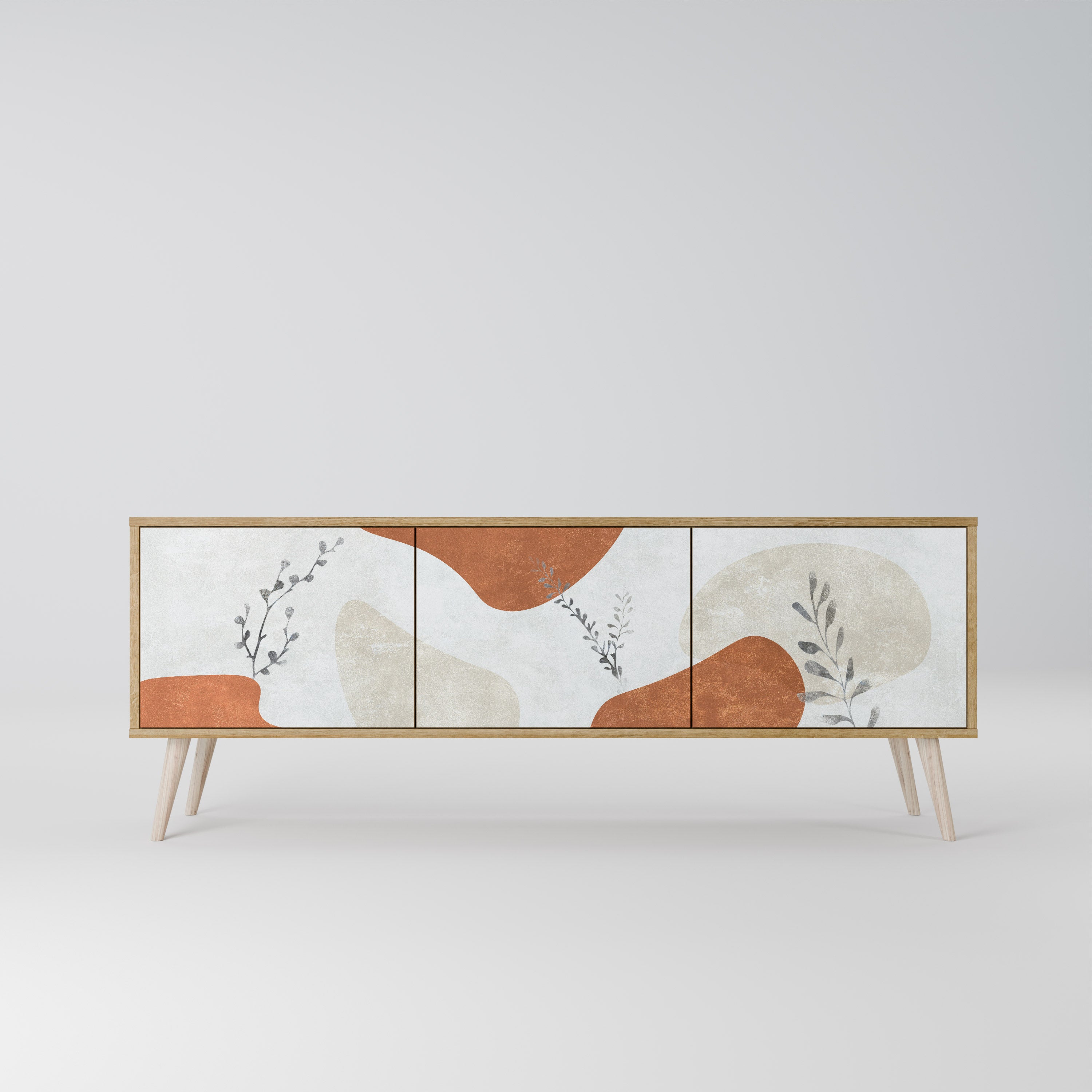 TRANQUIL TWIG Třídveřový TV stolek