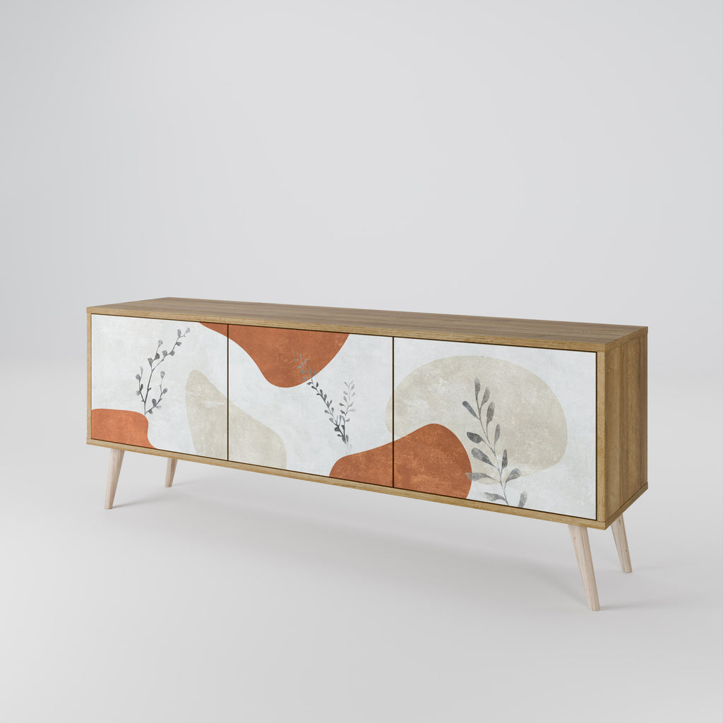 TRANQUIL TWIG Třídveřový TV stolek
