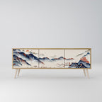 JAPANESE LANDSCAPE Třídveřový TV stolek