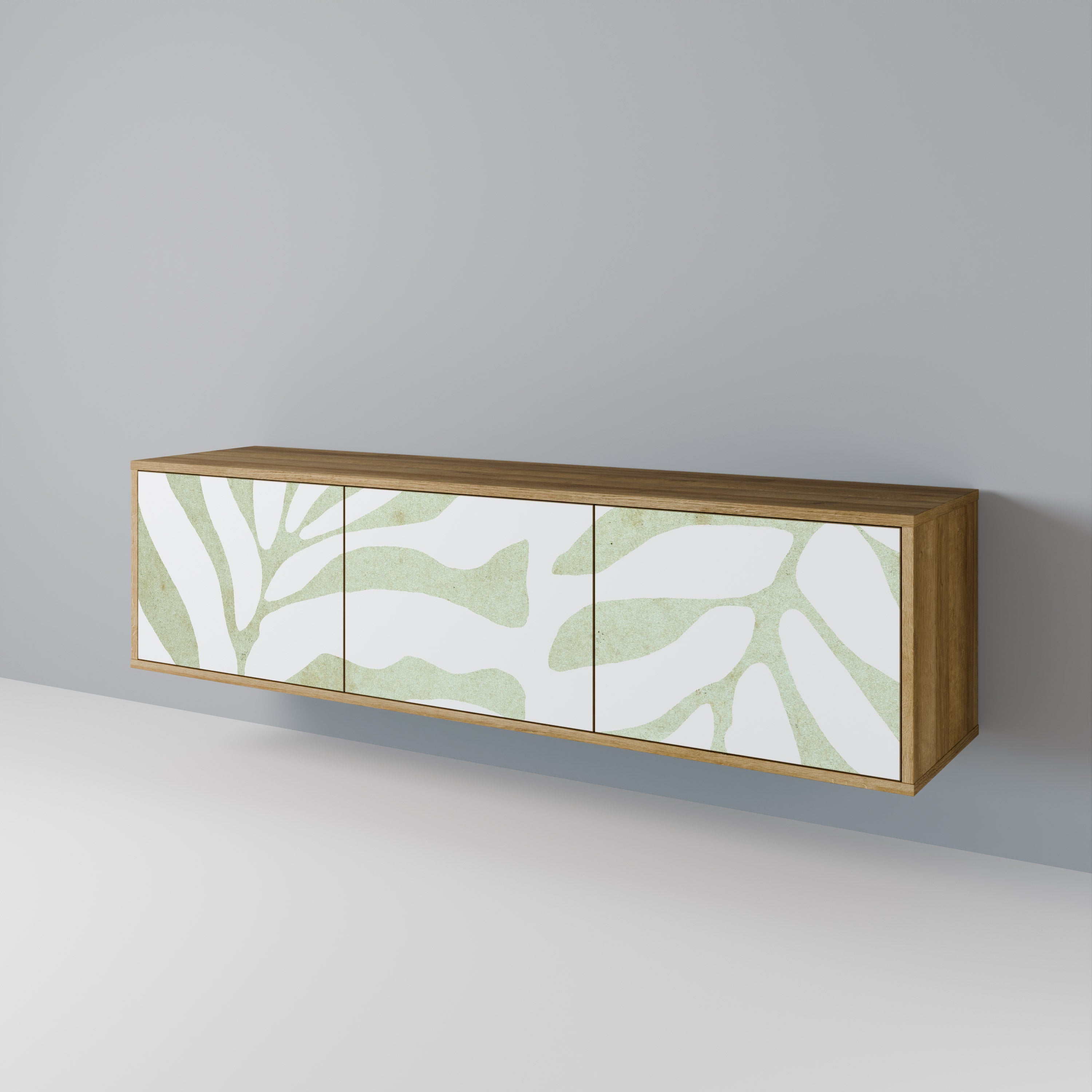 BOTANICAL SPARK Třídveřový TV stolek