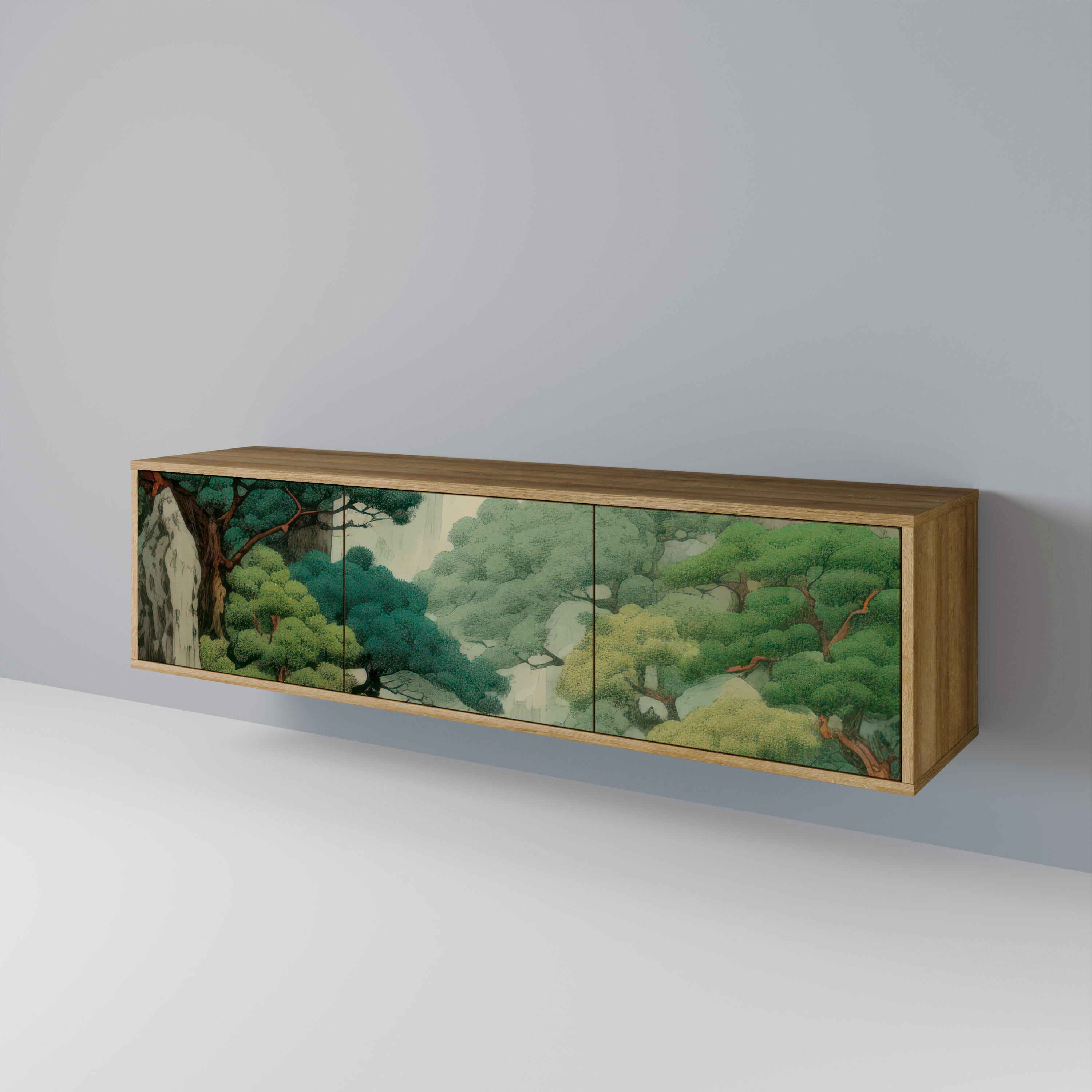 VERDURE ABYSS Třídveřový TV stolek