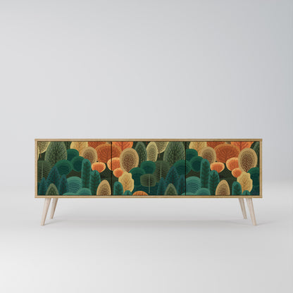 AUTUMN KALEIDOSCOPE Třídveřový TV stolek