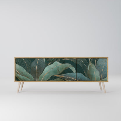 ROYAL GREEN Třídveřový TV stolek