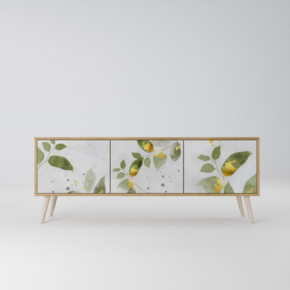 ELEGANT BOTANICS Třídveřový TV stolek