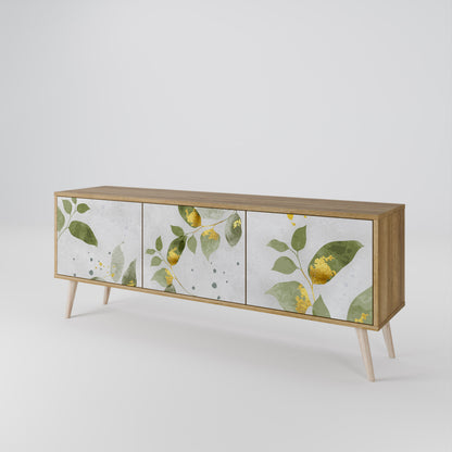 ELEGANT BOTANICS Třídveřový TV stolek