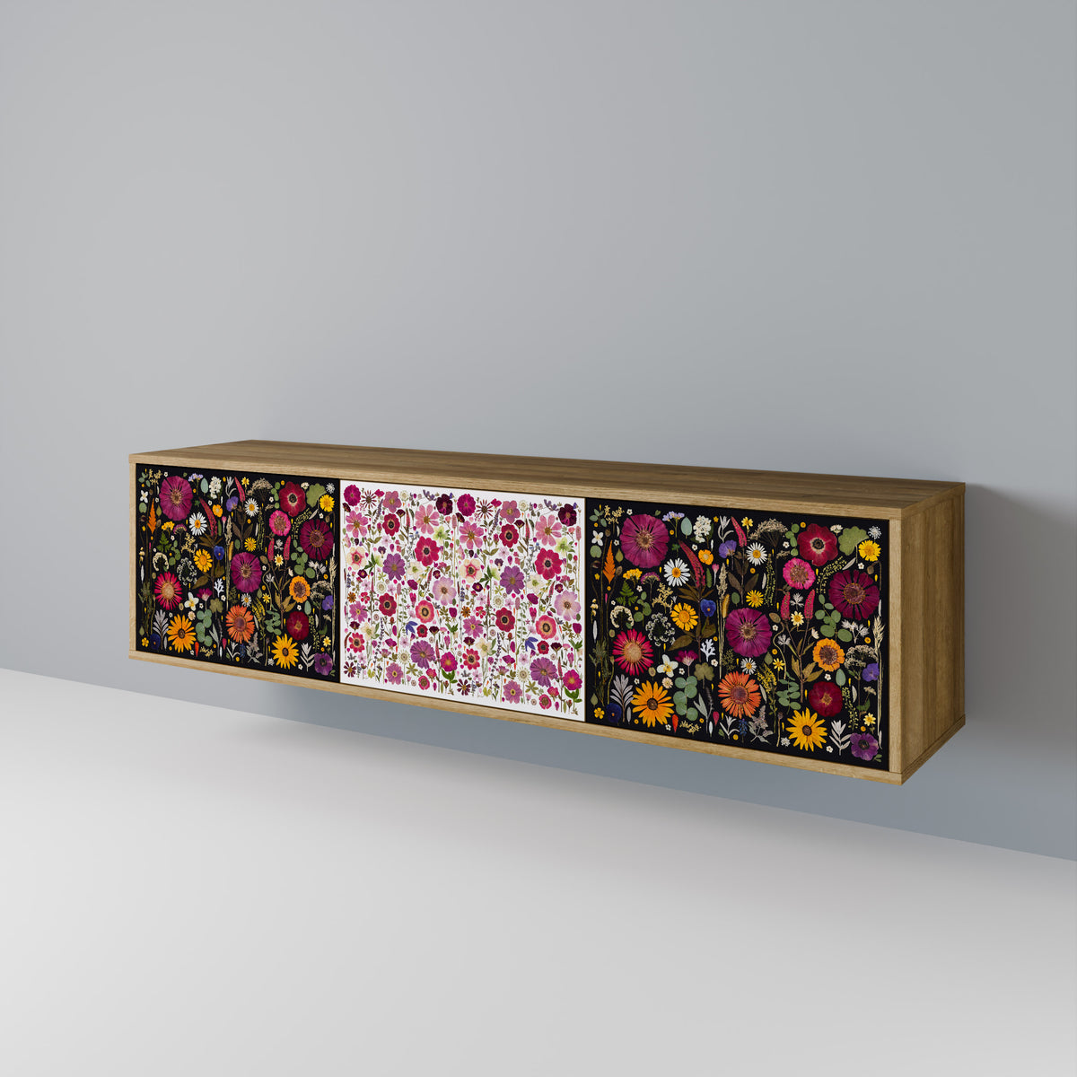 DAYNITE GARDEN Třídveřový TV stolek