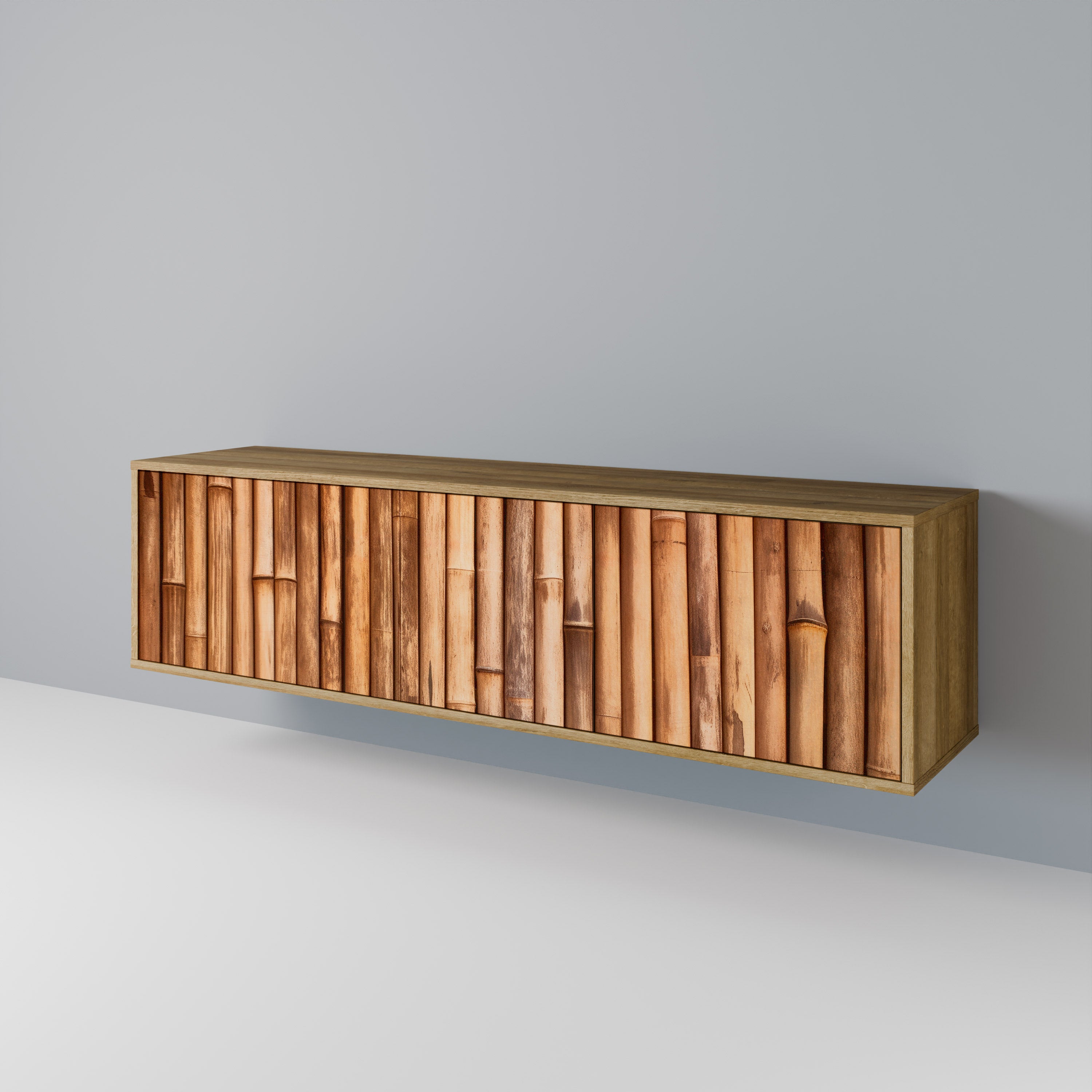 NATURAL WOOD Třídveřový TV stolek