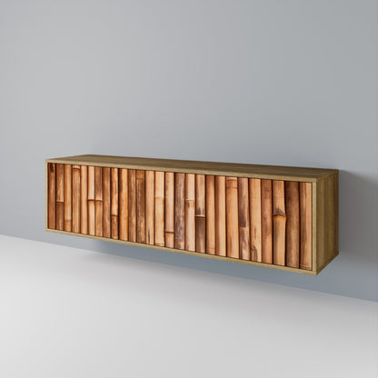 NATURAL WOOD Třídveřový TV stolek