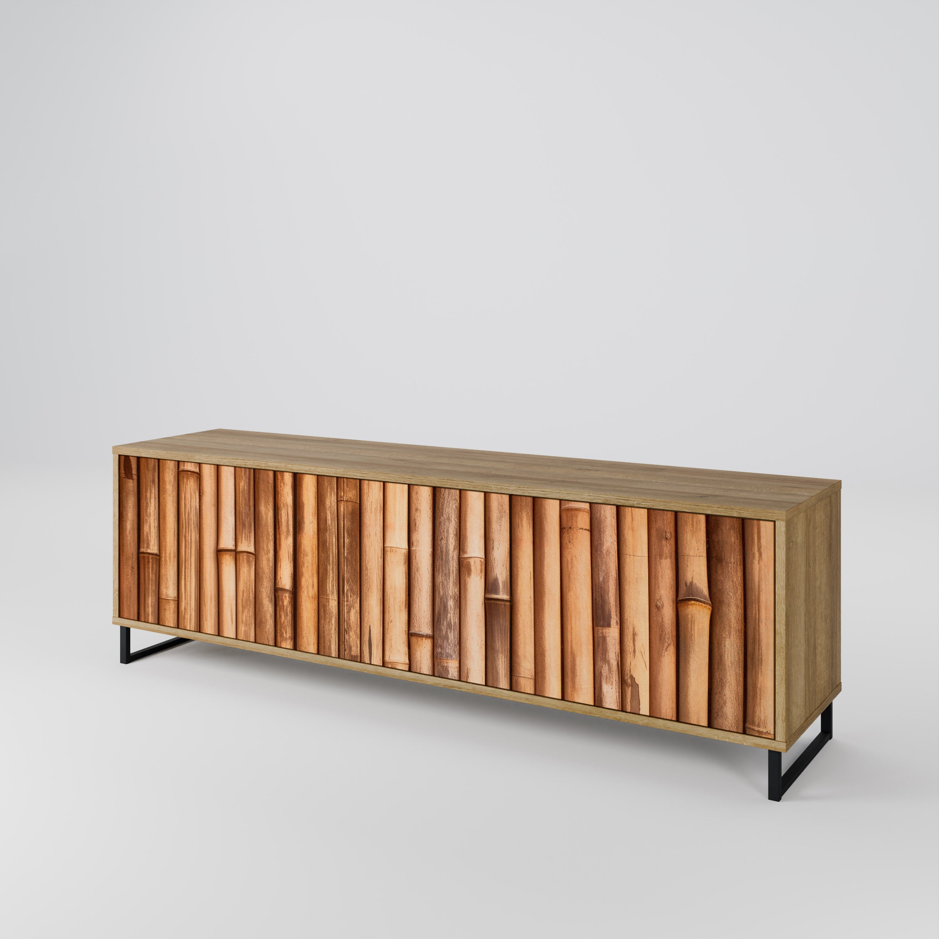 NATURAL WOOD Třídveřový TV stolek