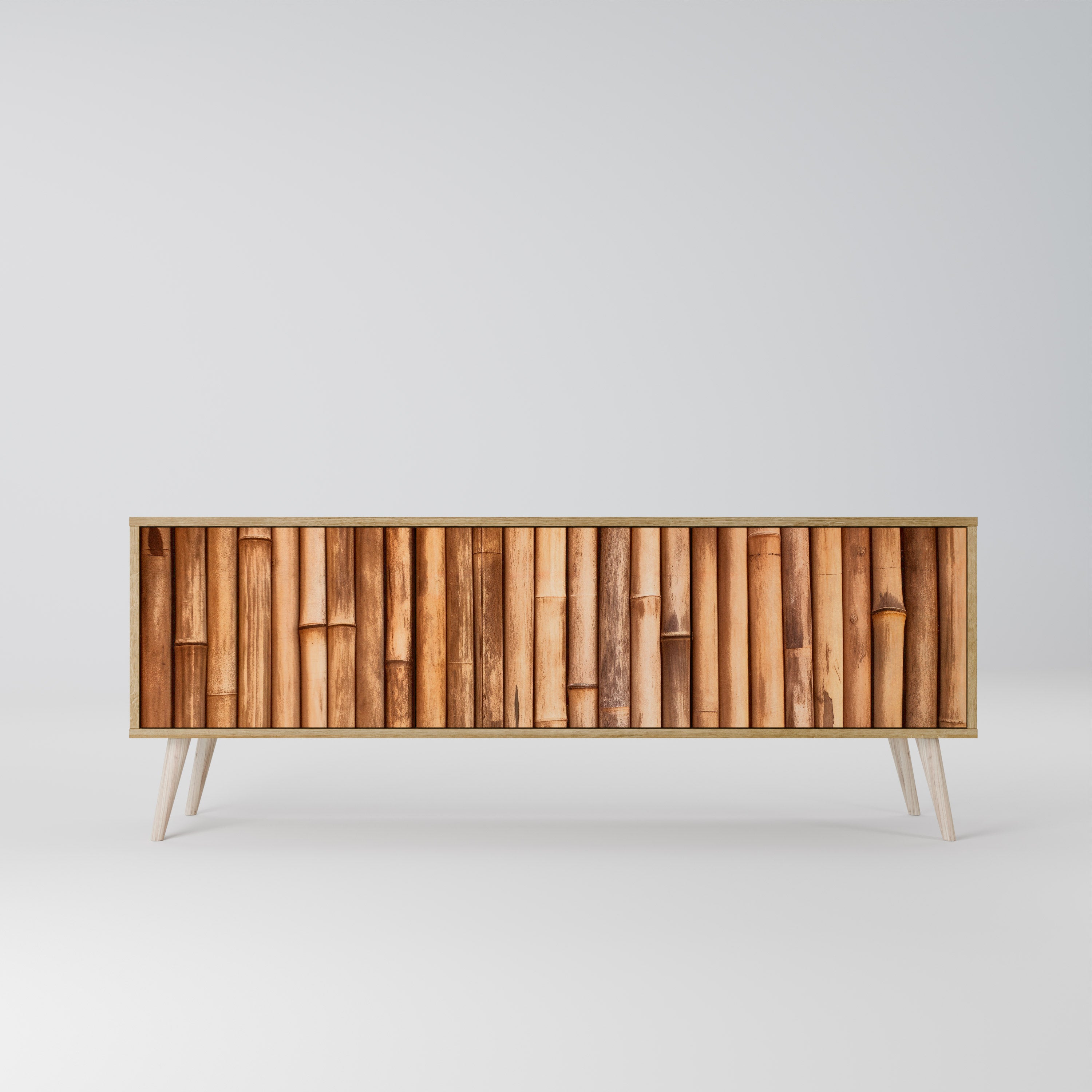 NATURAL WOOD Třídveřový TV stolek