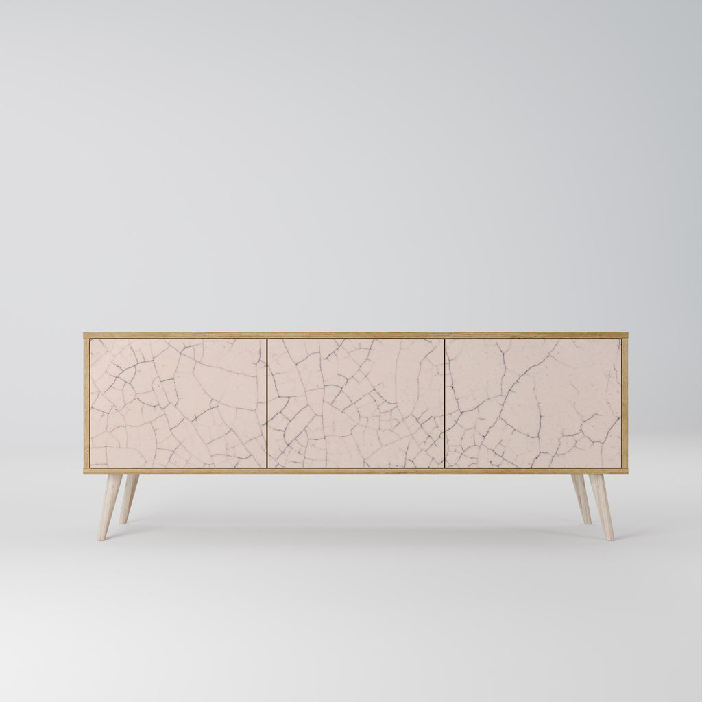 CERAMIC TEXTURE Třídveřový TV stolek