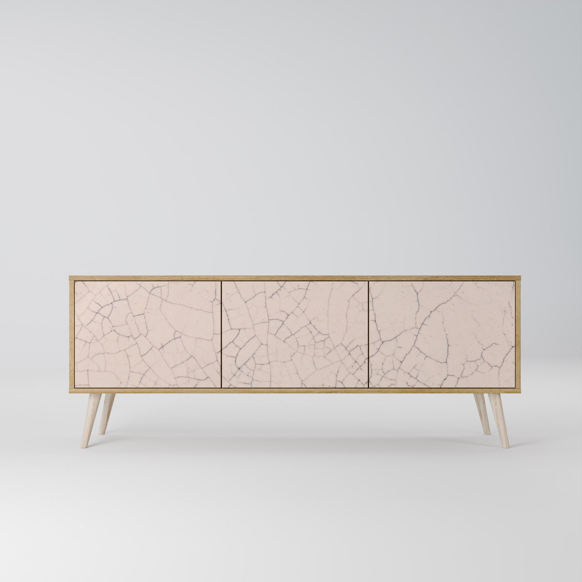 CERAMIC TEXTURE Třídveřový TV stolek