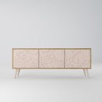CERAMIC TEXTURE Třídveřový TV stolek