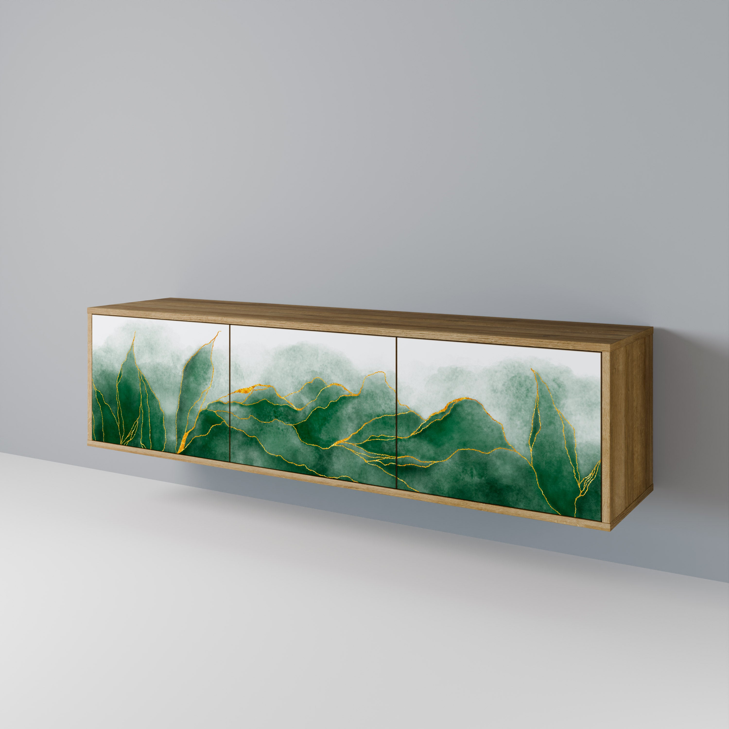 EXPENSIVE NATURE Třídveřový TV stolek