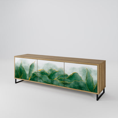EXPENSIVE NATURE Třídveřový TV stolek