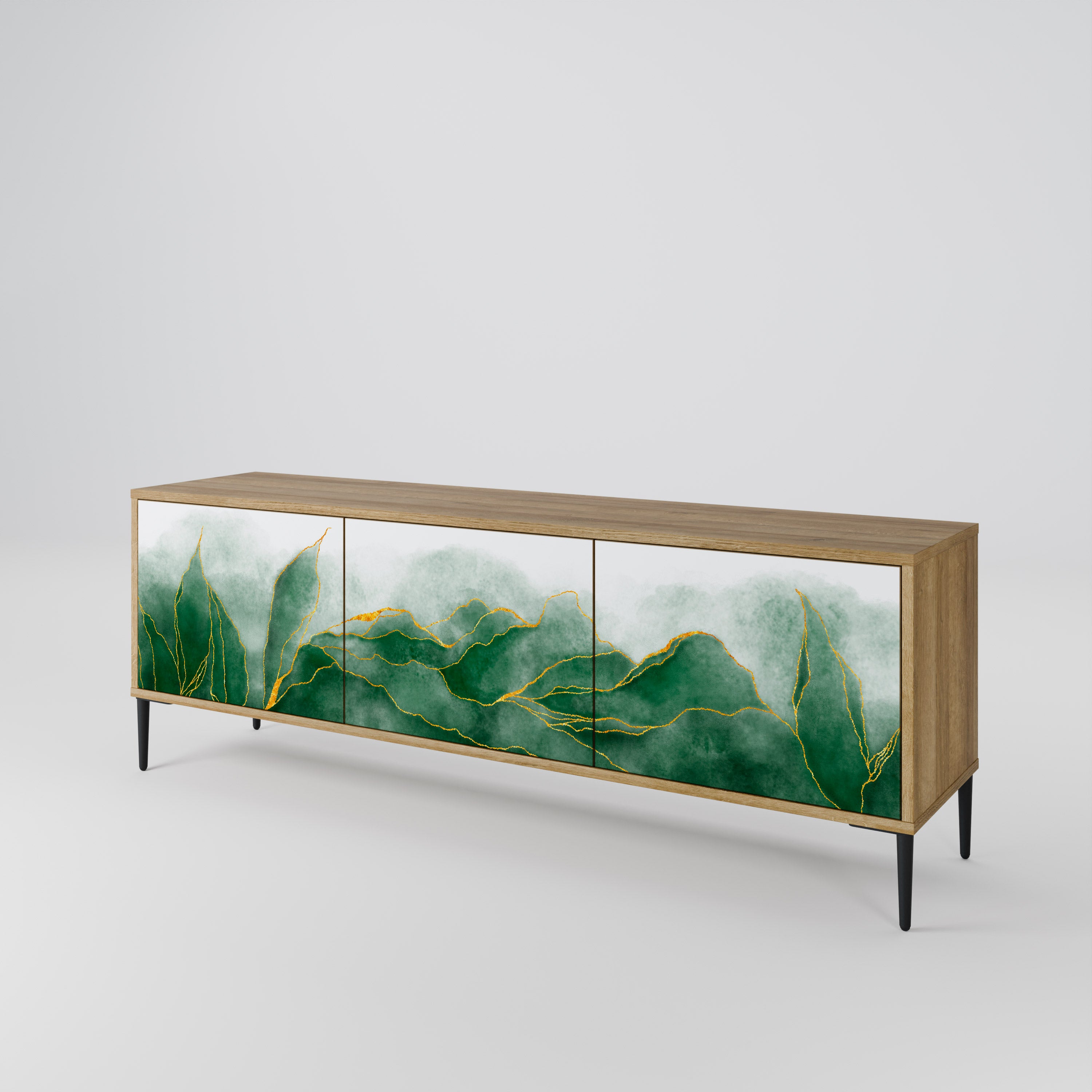 EXPENSIVE NATURE Třídveřový TV stolek