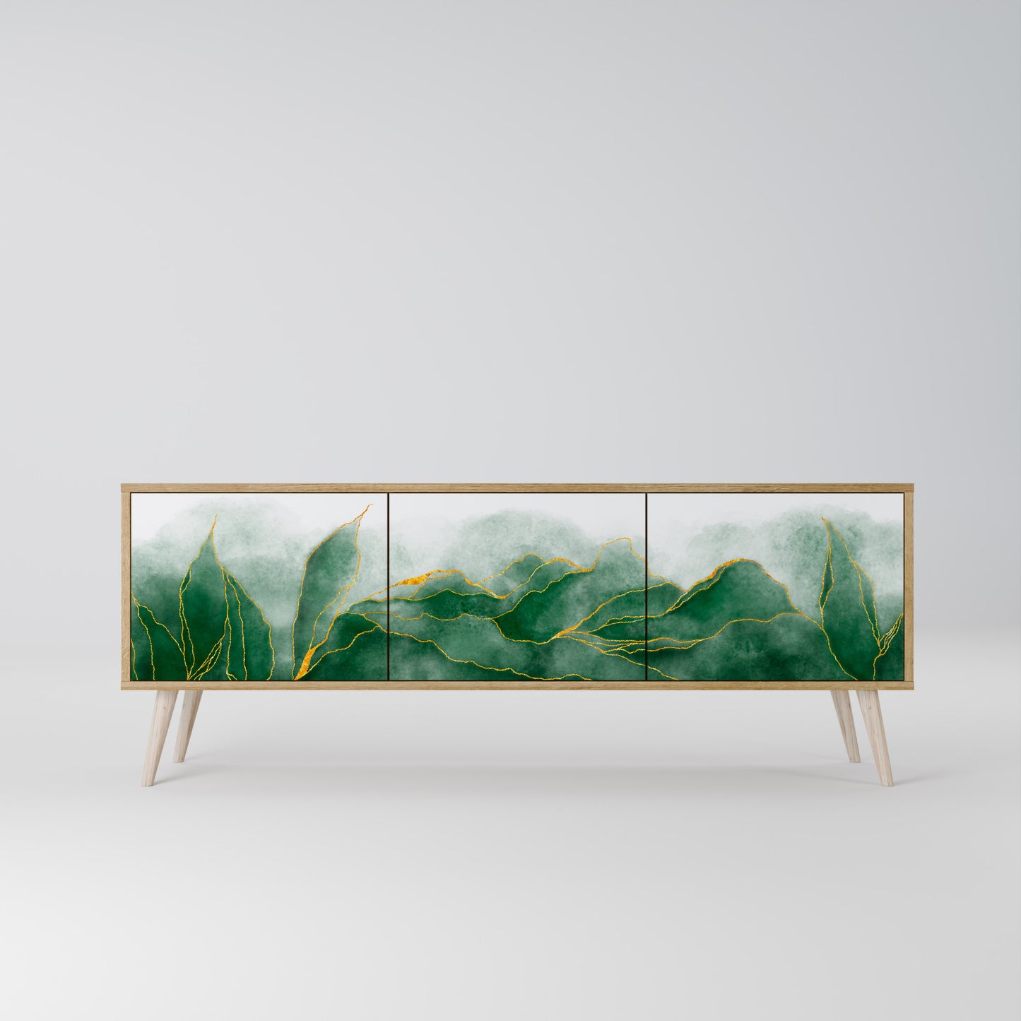 EXPENSIVE NATURE Třídveřový TV stolek