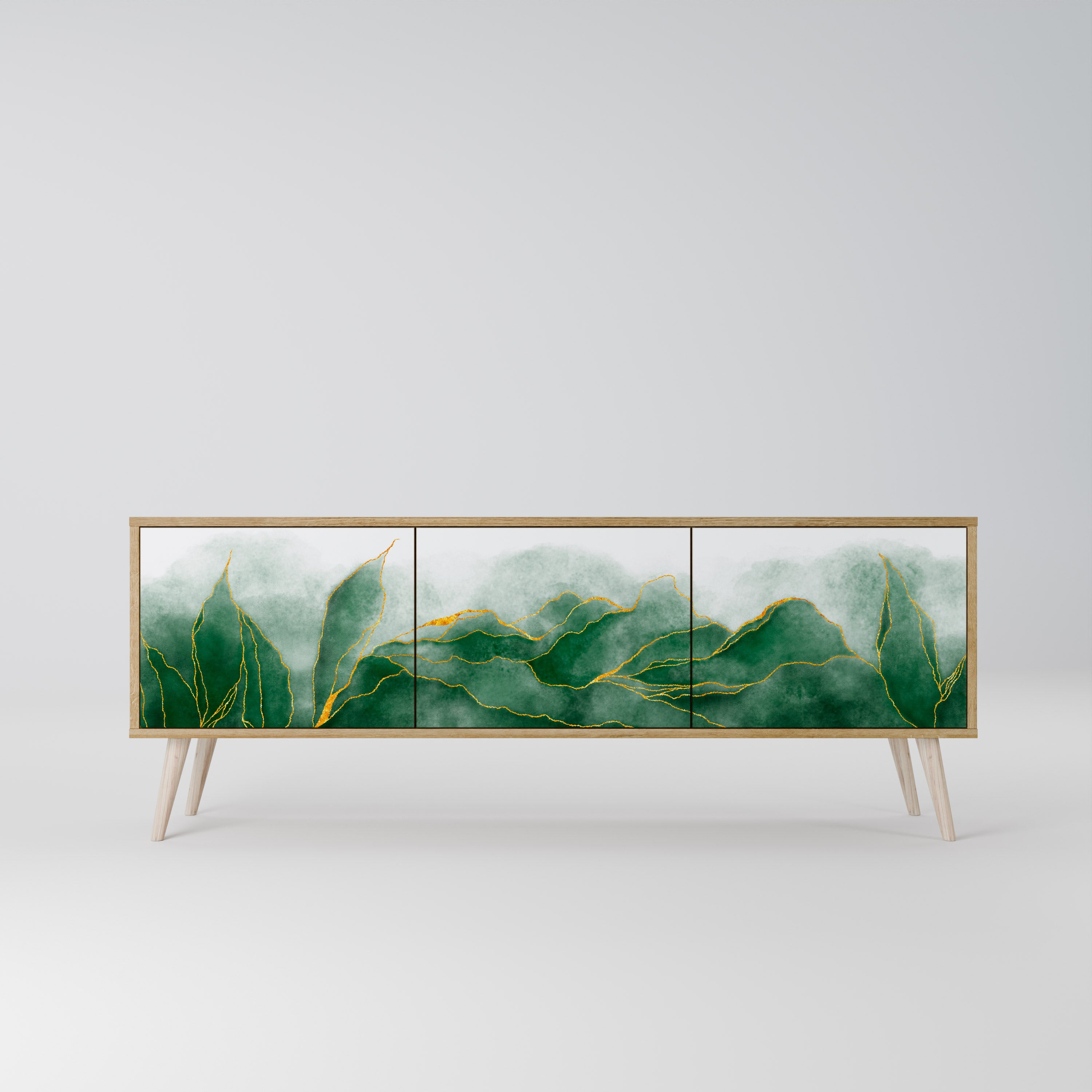 EXPENSIVE NATURE Třídveřový TV stolek