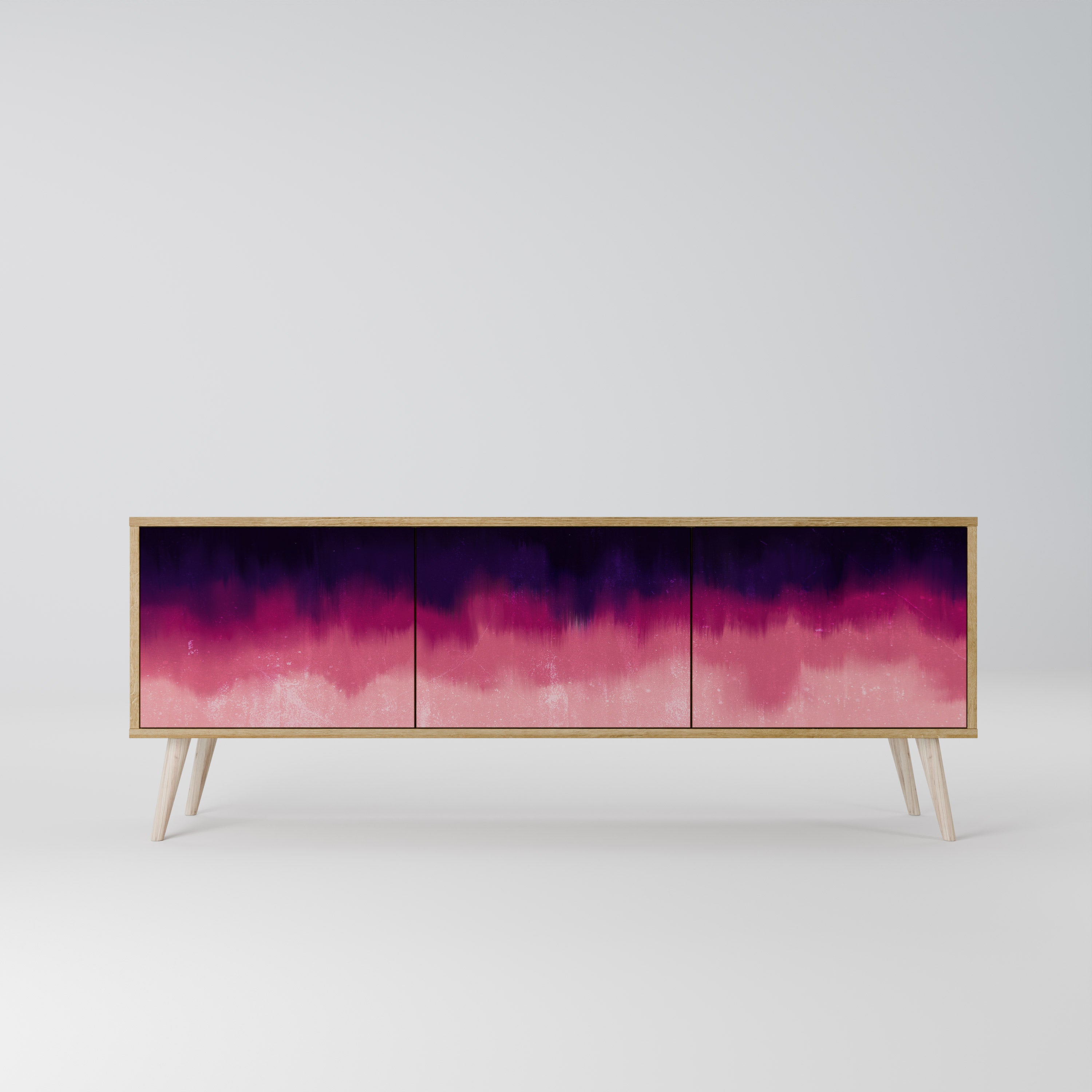 AURORA BOREALIS Třídveřový TV stolek
