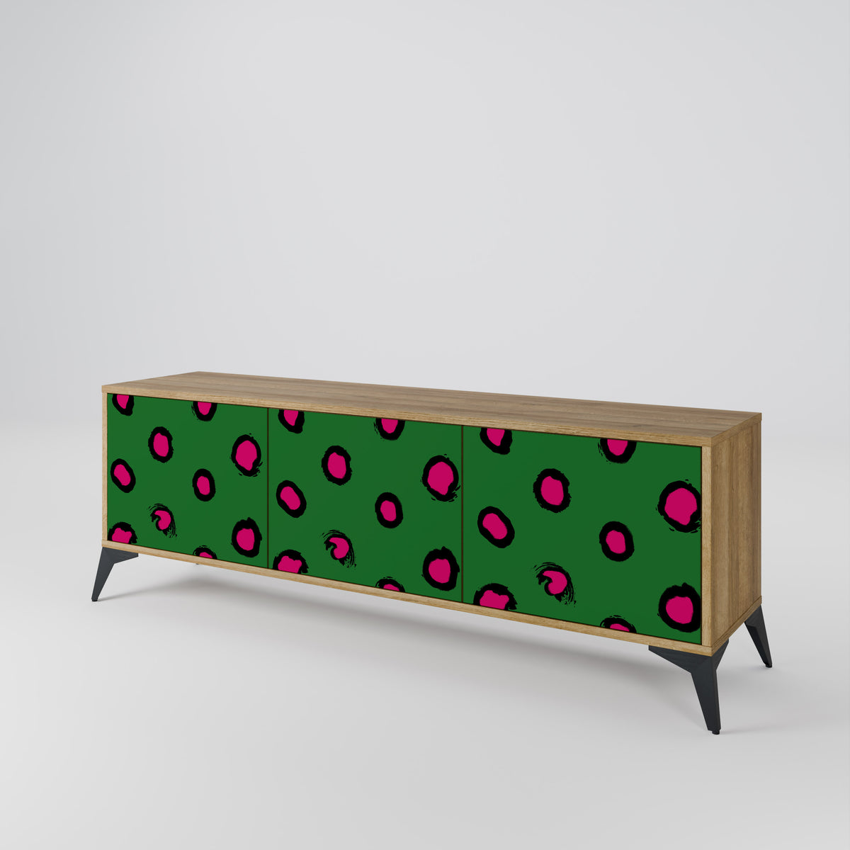 FUNKY SPOTS Třídveřový TV stolek