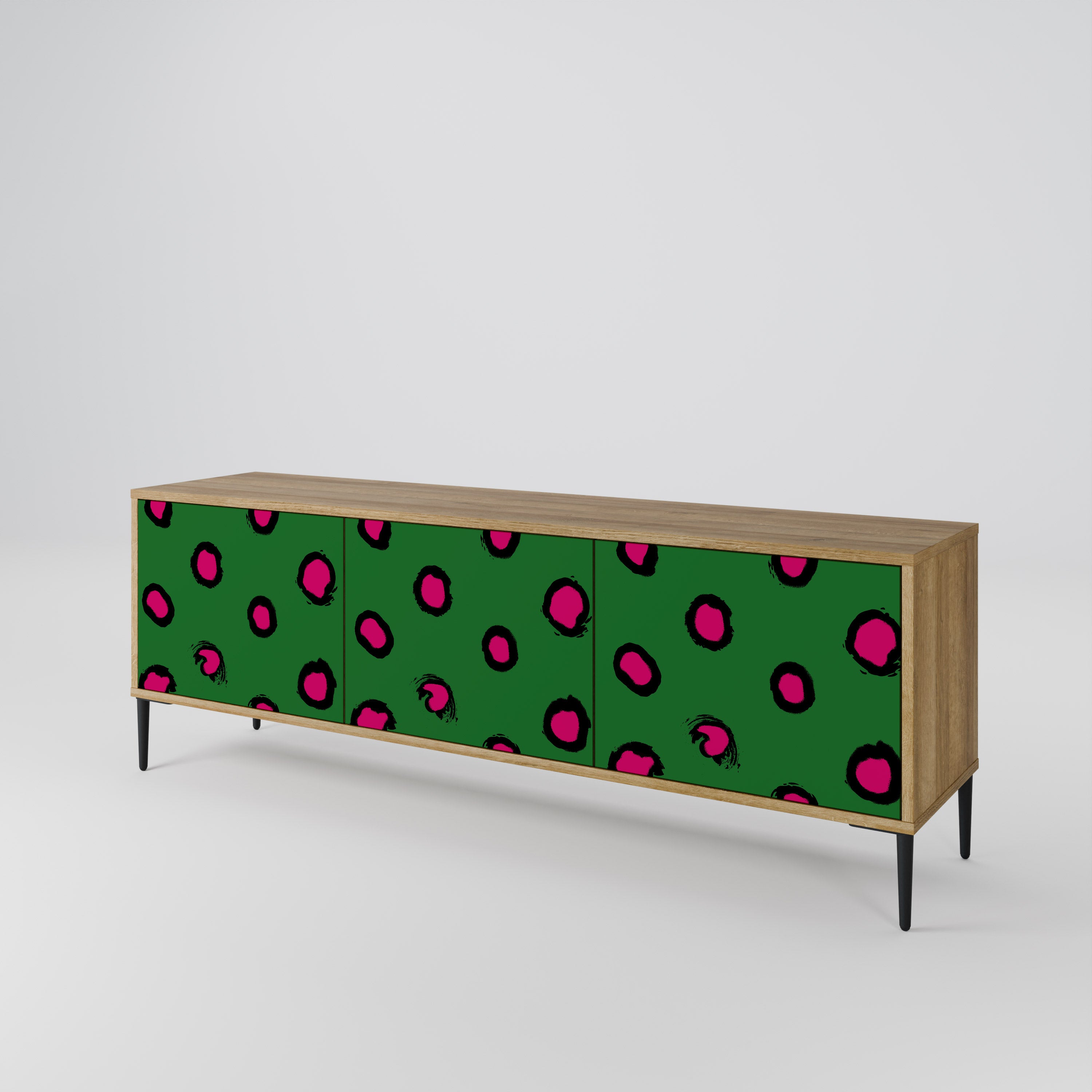 FUNKY SPOTS Třídveřový TV stolek
