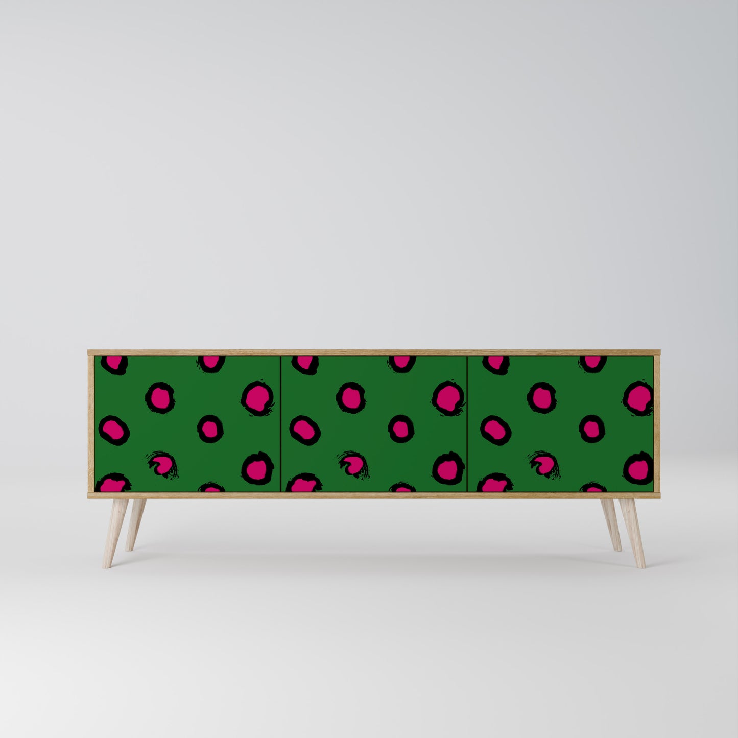FUNKY SPOTS Třídveřový TV stolek
