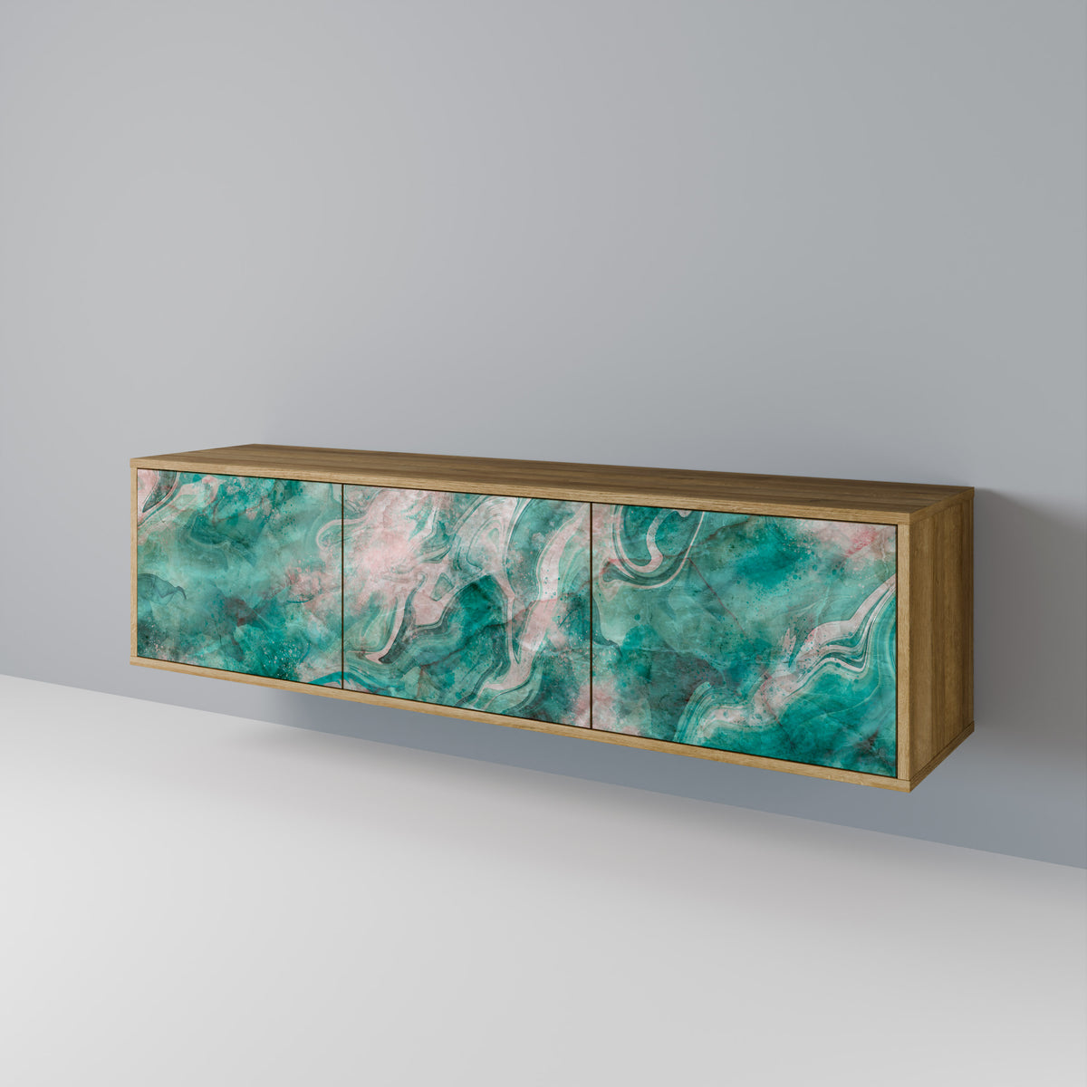 ABSTRACT ALCHEMY Třídveřový TV stolek