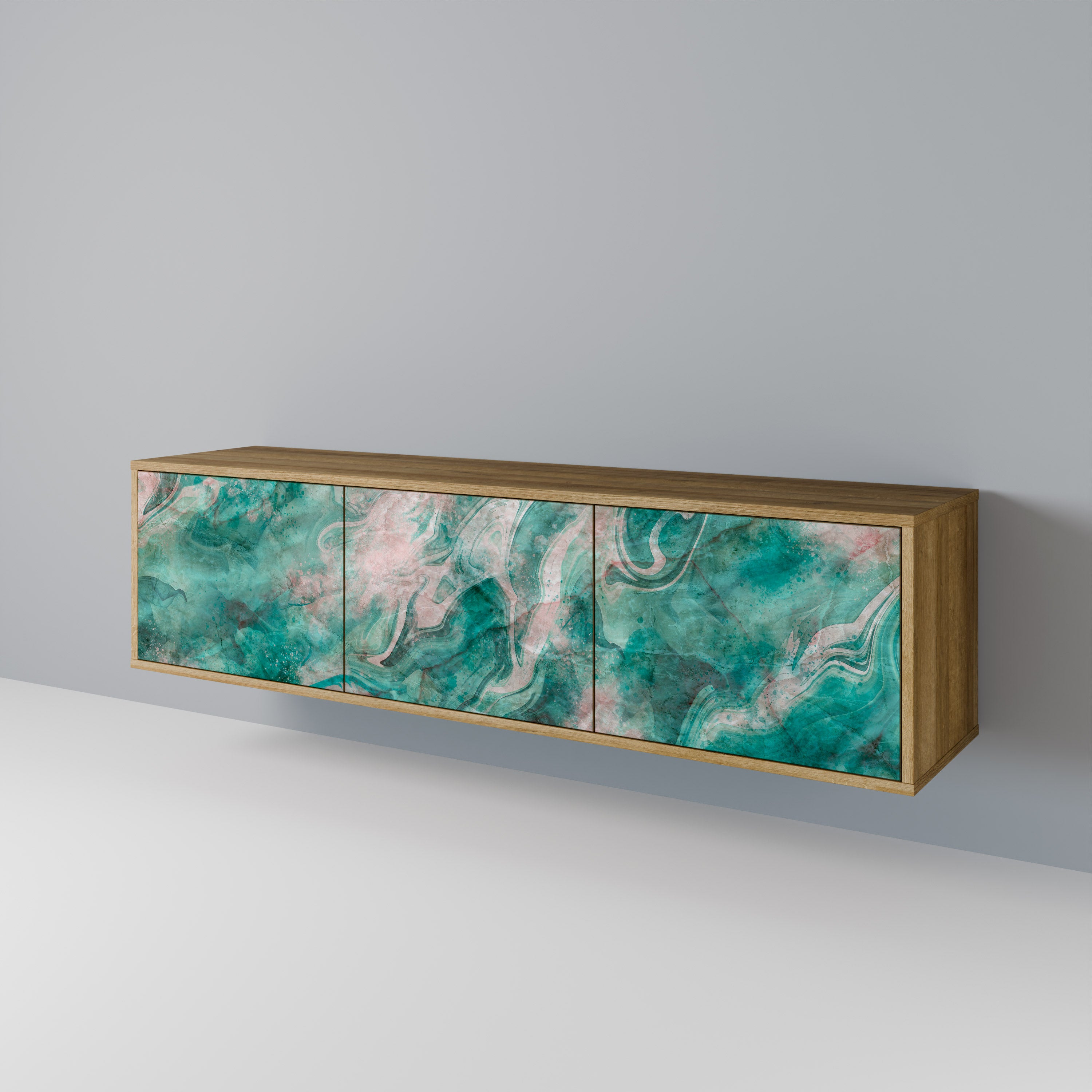 ABSTRACT ALCHEMY Třídveřový TV stolek