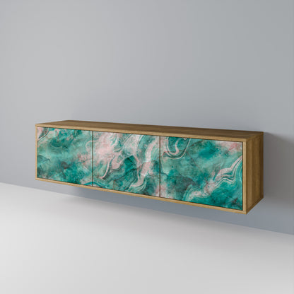 ABSTRACT ALCHEMY Třídveřový TV stolek