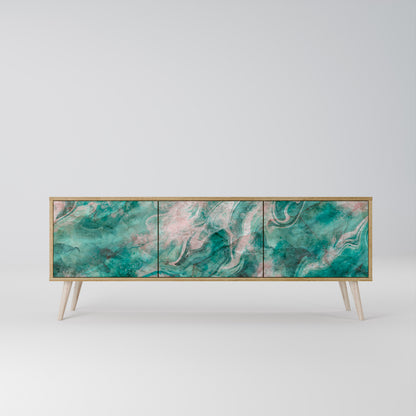 ABSTRACT ALCHEMY Třídveřový TV stolek