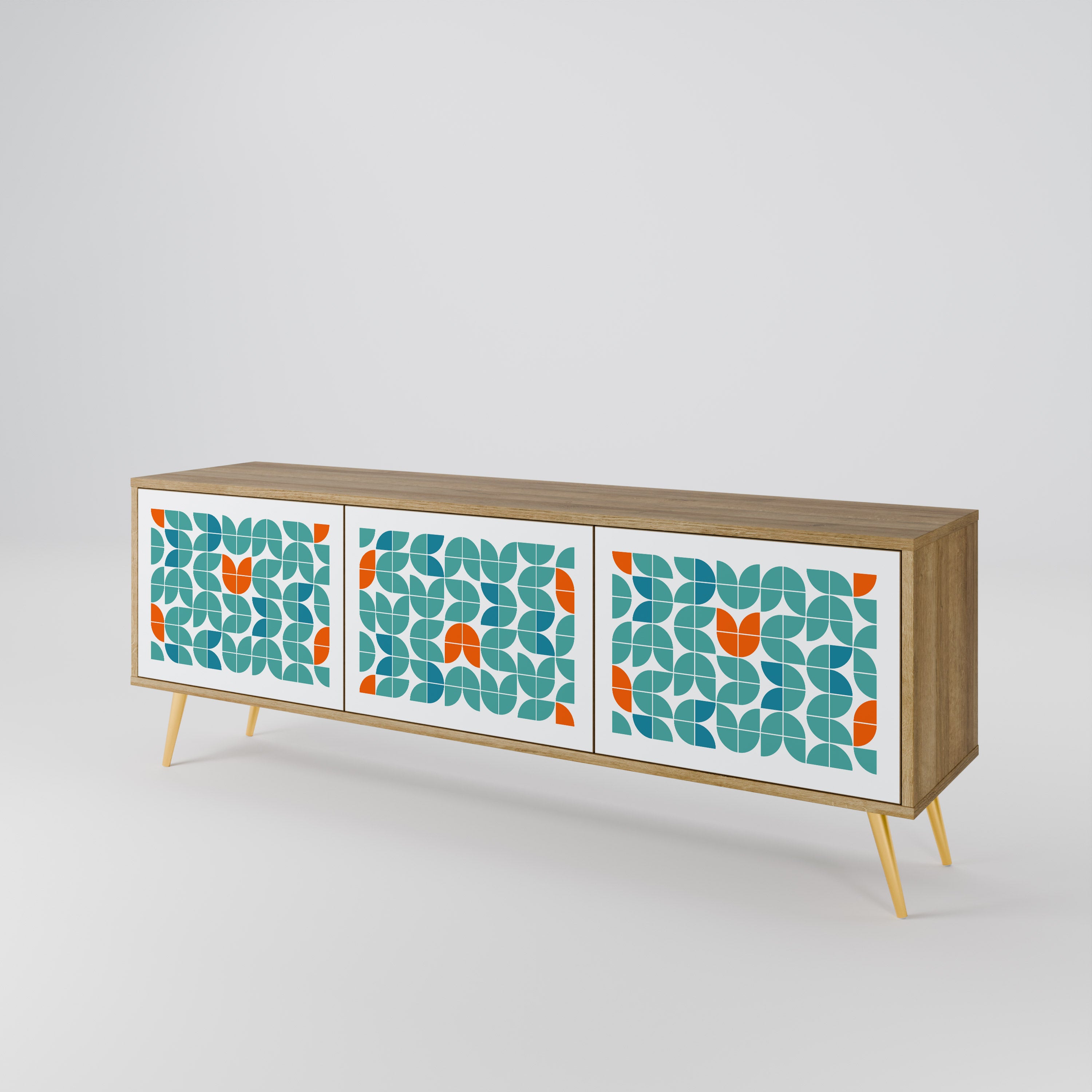 BE THE CHANGE 3-Door TV Cabinet