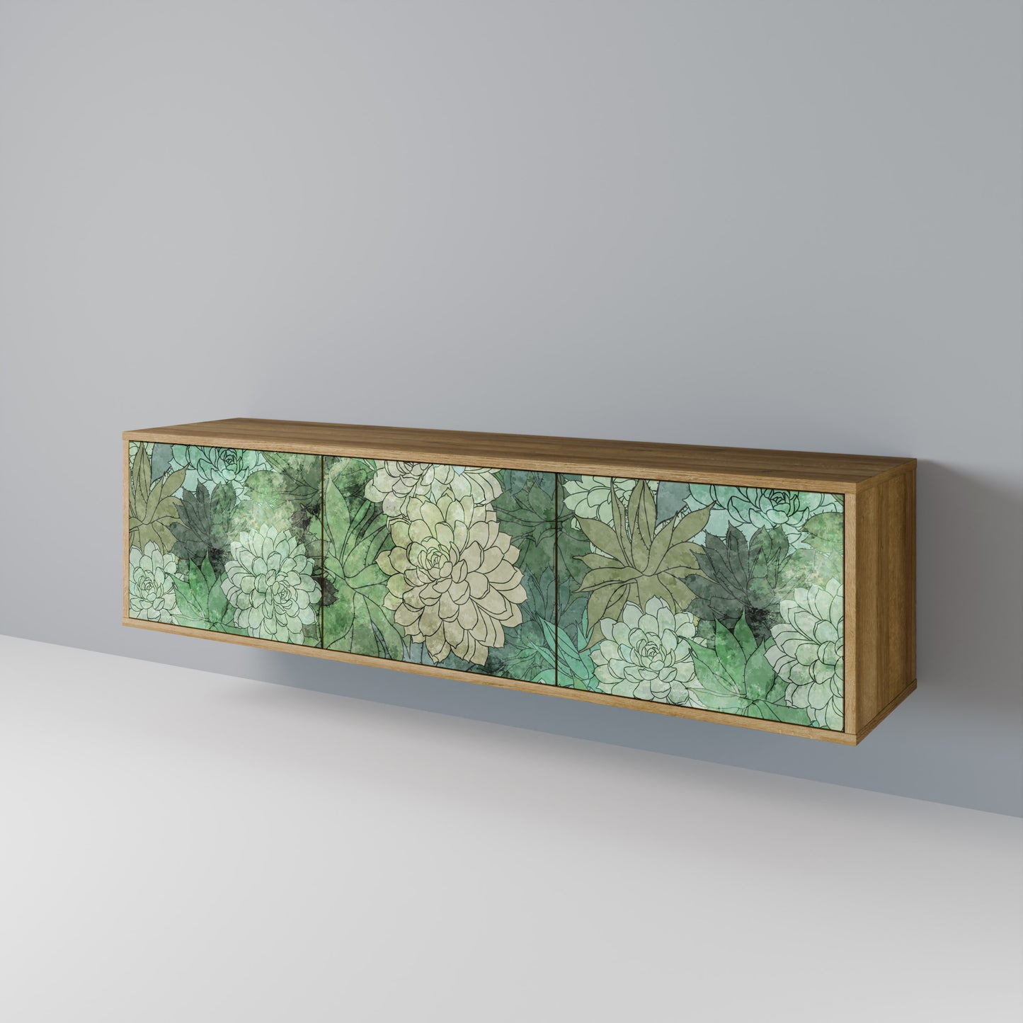 SUCCULENT CLUSTER Třídveřový TV stolek