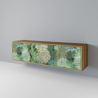 SUCCULENT CLUSTER Třídveřový TV stolek