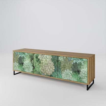 SUCCULENT CLUSTER Třídveřový TV stolek