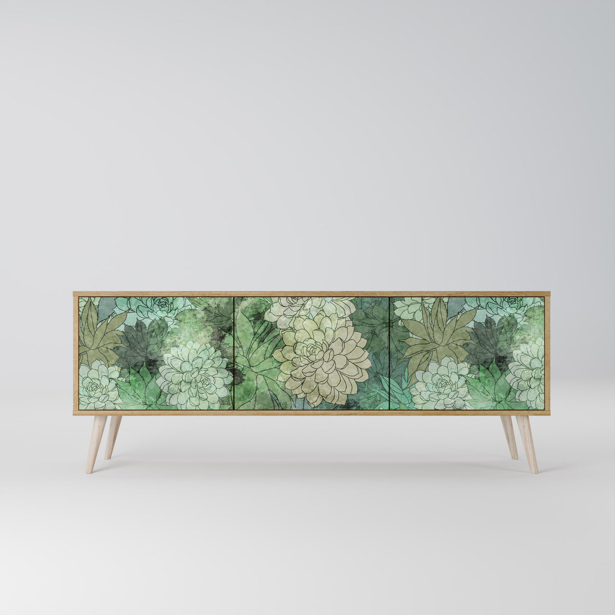 SUCCULENT CLUSTER Třídveřový TV stolek