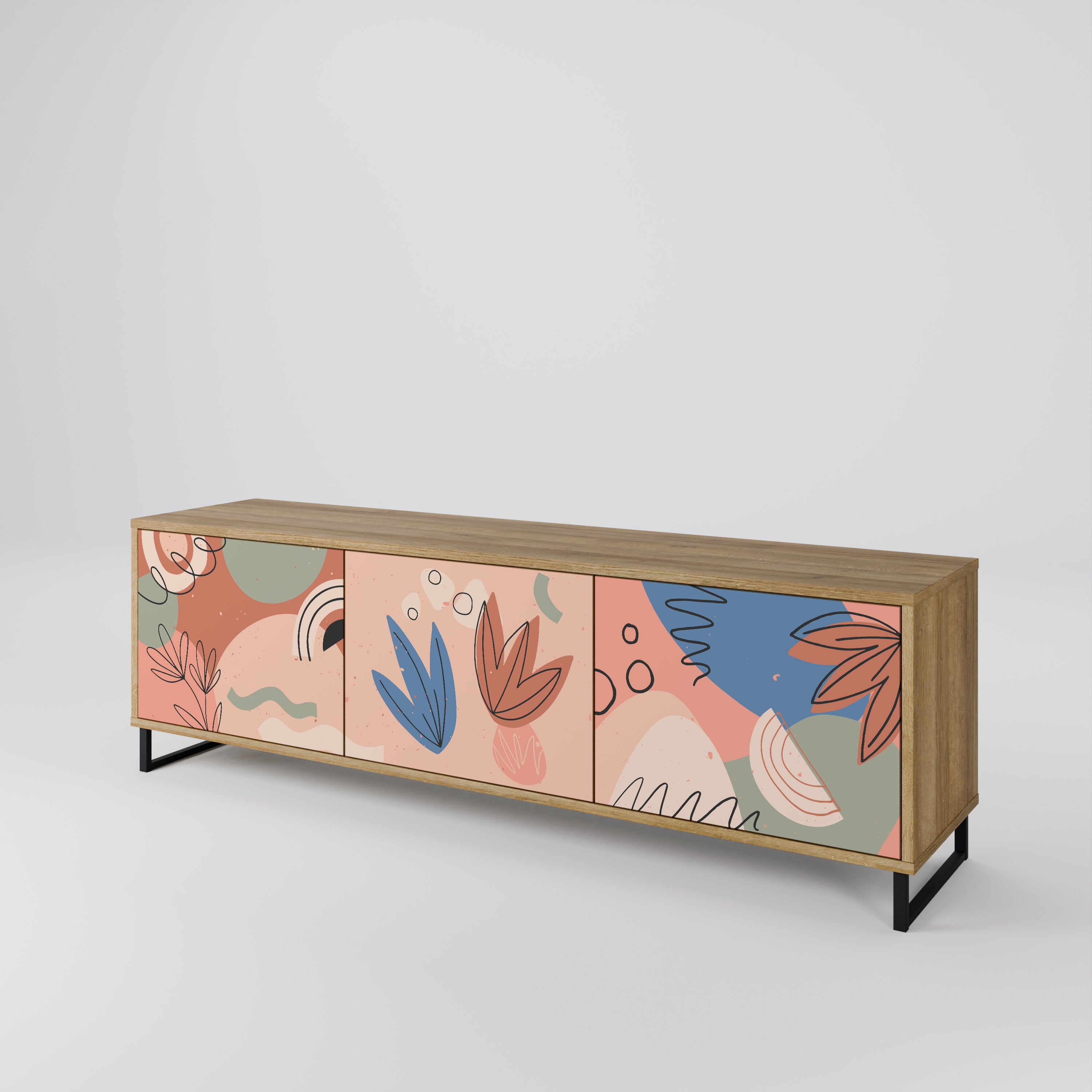 PASTEL DESTINY 3-Door TV Cabinet