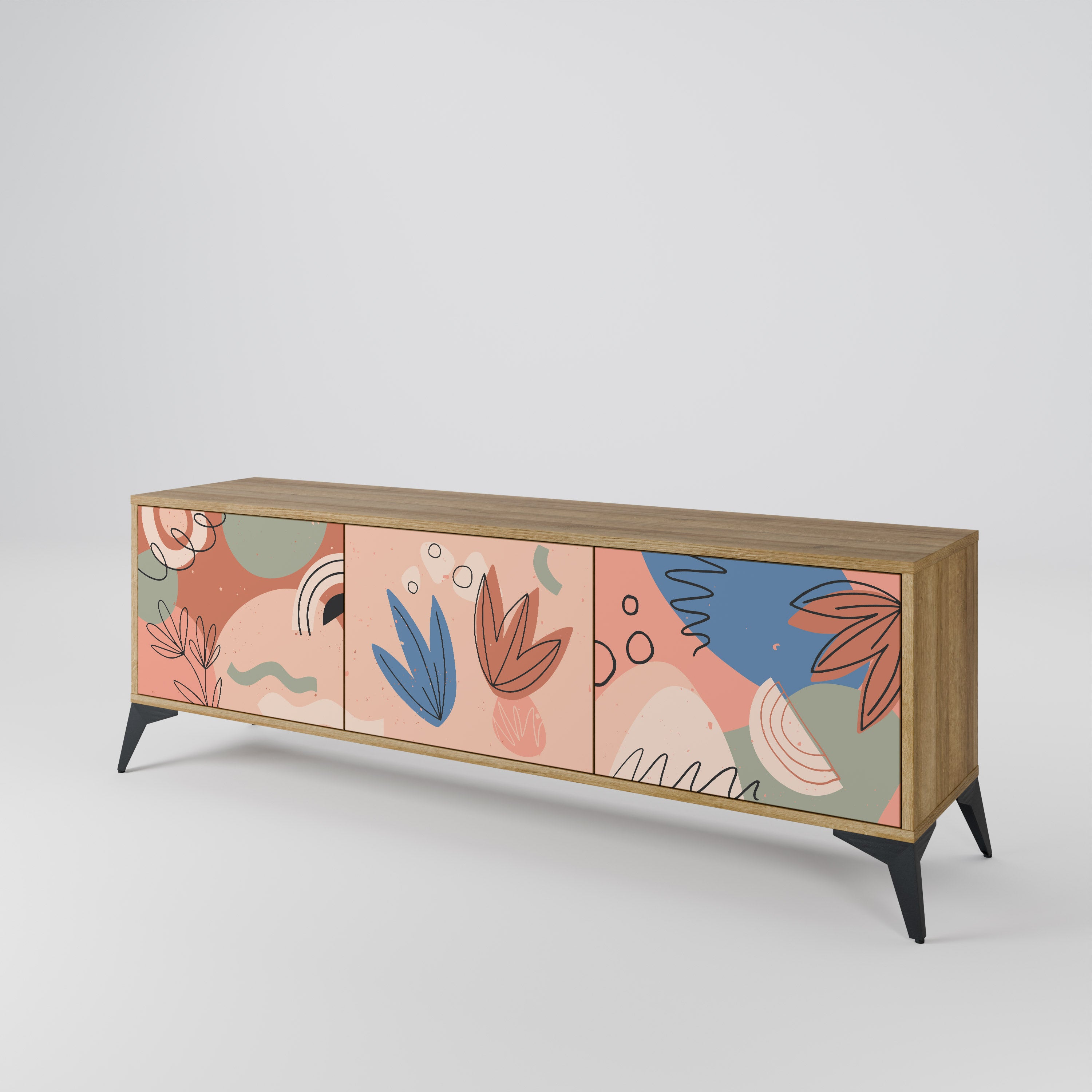 PASTEL DESTINY 3-Door TV Cabinet