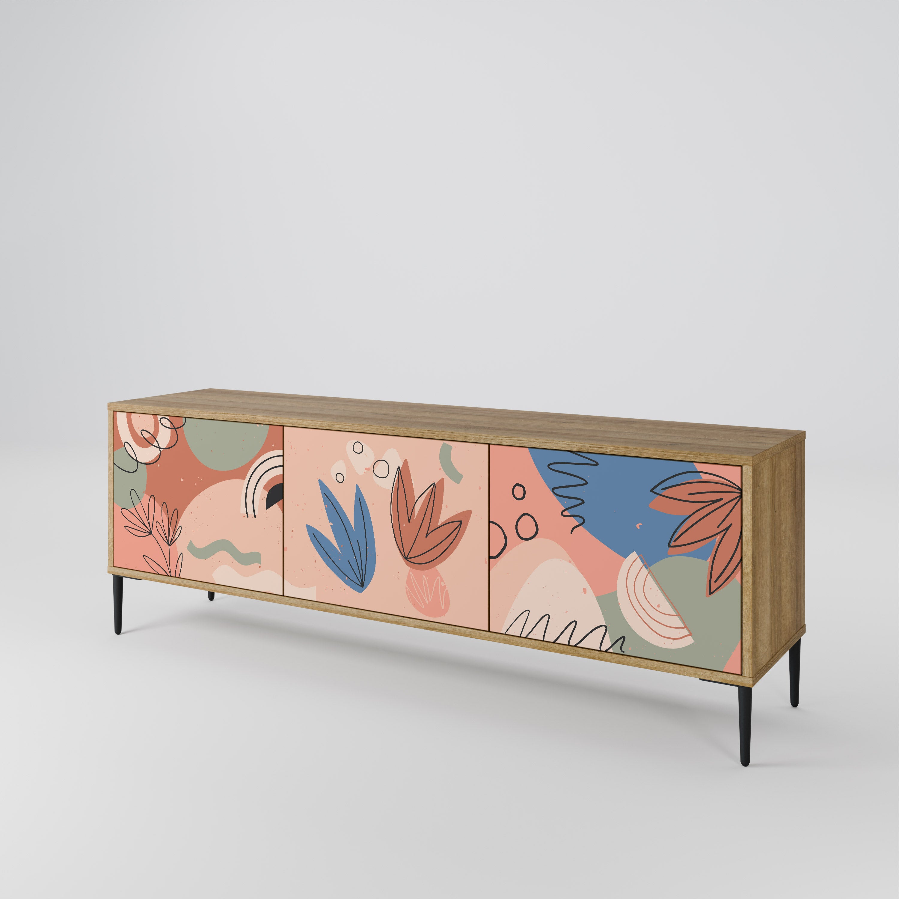 PASTEL DESTINY 3-Door TV Cabinet