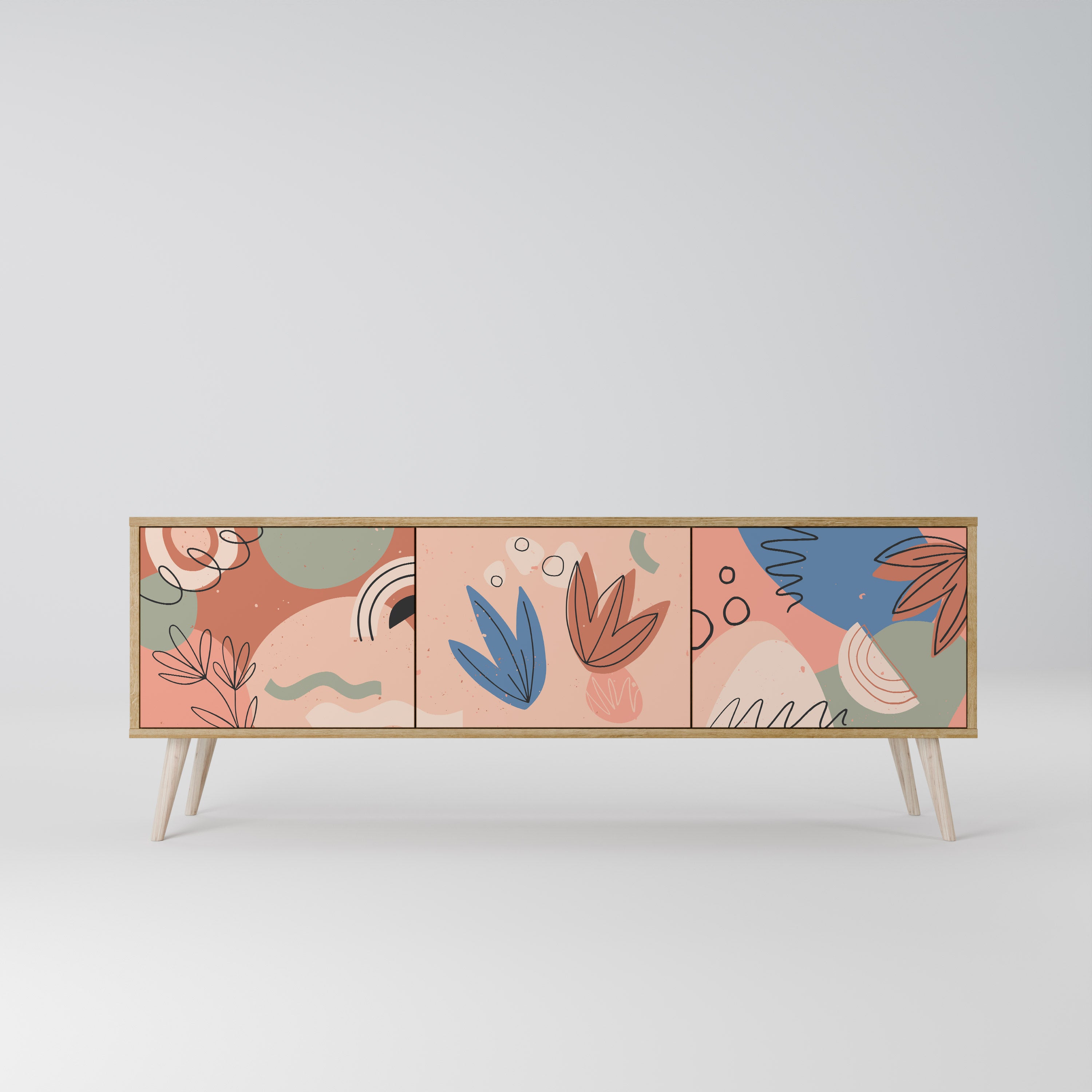 PASTEL DESTINY 3-Door TV Cabinet