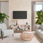 FLORAL GRACE Třídveřový TV stolek